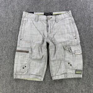 Projek Raw Gray Cargo Shorts Mens 30 Cotton Utility Casual Outdoors Trail Climb